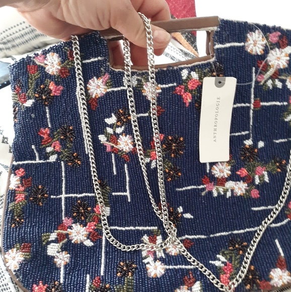 NWT Anthropologie Beaded handbag - Picture 3 of 6